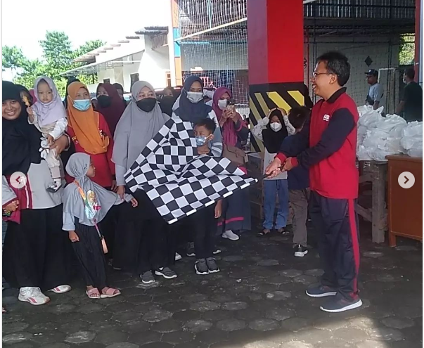 Gerak Jalan Sehat dalam rangka MILAD SMK Muhammadiyah 2 Jatinom ke-28